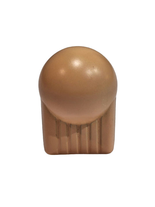 Italian Furniture Knob Eureka 0106-som1 Satin Plastic Diameter 21