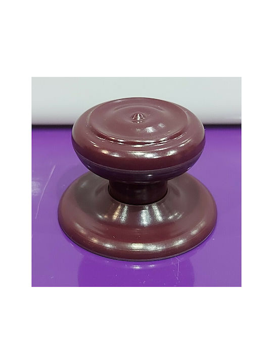 Ιταλικό Πόμολο Επίπλου Eureka 11055-000-pla1 Μπορντω-πλαστικο Φ.30