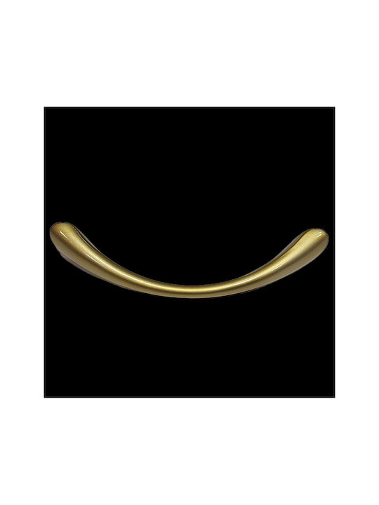 Mâner pentru mobilier Eureka 11078-096-may Auriu-mat Dimensiune 9,6cm