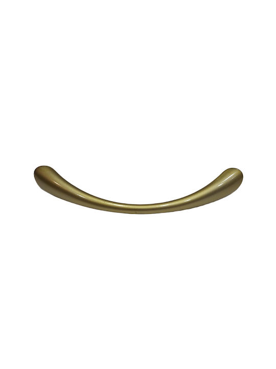 Mâner pentru mobilier Eureka 11078-096-may Auriu-mat Dimensiune 9,6cm