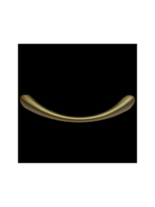 Mâner pentru mobilier Eureka 11078-096-may Auriu-mat Dimensiune 9,6cm