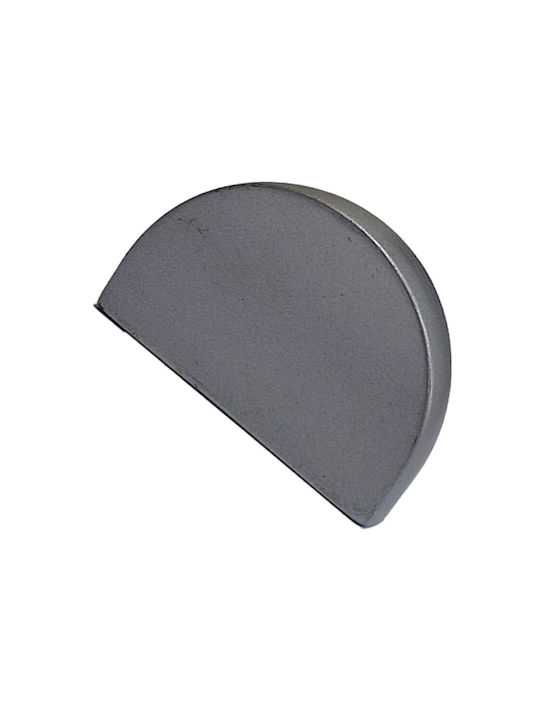 Italienischer Möbelgriff Eureka 0995-032-10c1 Chrom matt 3,2cm Durchmesser