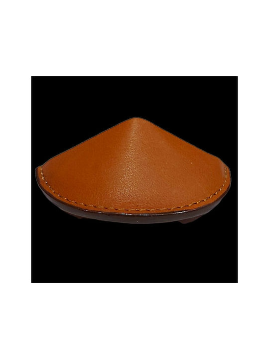 Buton Din Piele Daneze pentru Mobilier Furnipart 7104-kaf1 Lungime Totală 3,2cm Culoare Full Face Maro Piele