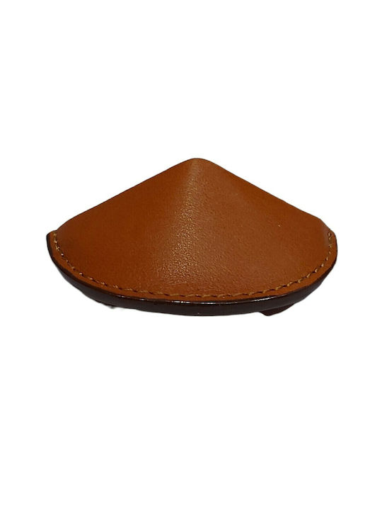 Buton Din Piele Daneze pentru Mobilier Furnipart 7104-kaf1 Lungime Totală 3,2cm Culoare Full Face Maro Piele