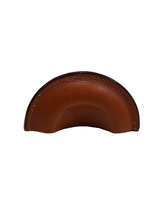 Buton Din Piele Daneze pentru Mobilier Furnipart 7104-kaf1 Lungime Totală 3,2cm Culoare Full Face Maro Piele