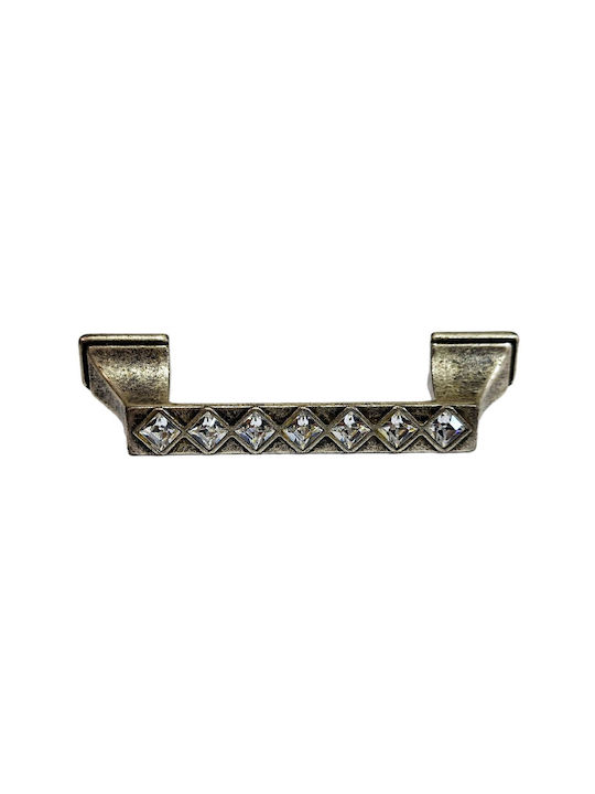 Italian Handle Swarovski Euro-fer 0127-096-swa1 Diameter 9.6cm