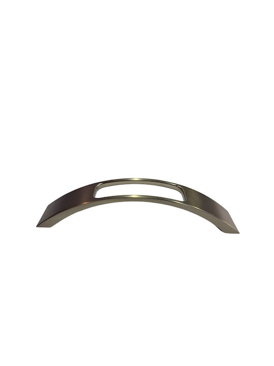 Mâner pentru mobilier Furnipart 7501-160-0g Culoare Full Face Argintiu Dimensiune 16,0cm Nikel-mat