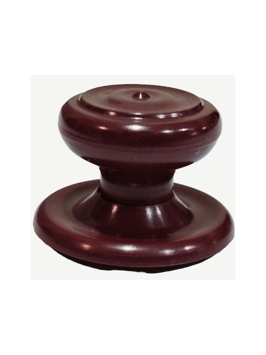 Ιταλικό Πόμολο Επίπλου Eureka 11055-000-pla1 Μπορντω-πλαστικο Φ.30