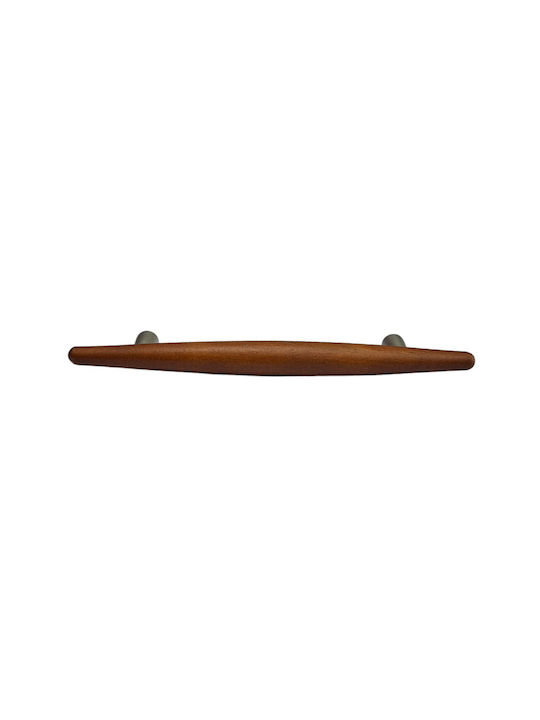 Wooden Italian Furniture Handle Eureka 5501-128-cil1 Zamak Cherry Dimension 12.8cm
