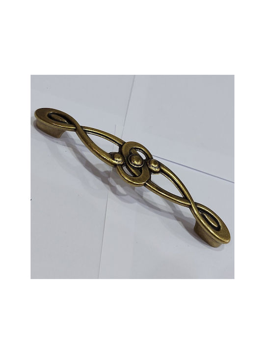 Italian Furniture Handle Euro-fer 0193-brz1 Bronze Diameter 12.8cm