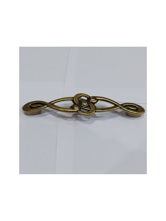 Italian Furniture Handle Euro-fer 0193-brz1 Bronze Diameter 12.8cm