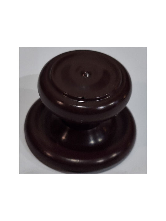 Ιταλικό Πόμολο Επίπλου Eureka 11055-000-pla1 Μπορντω-πλαστικο Φ.30