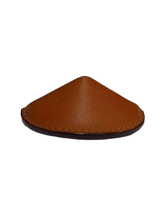 Buton Din Piele Daneze pentru Mobilier Furnipart 7104-kaf1 Lungime Totală 3,2cm Culoare Full Face Maro Piele