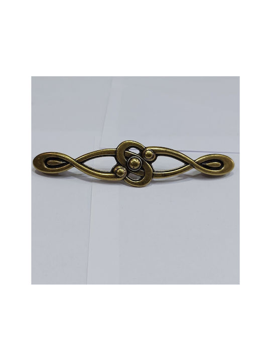 Italian Furniture Handle Euro-fer 0193-brz1 Bronze Diameter 12.8cm