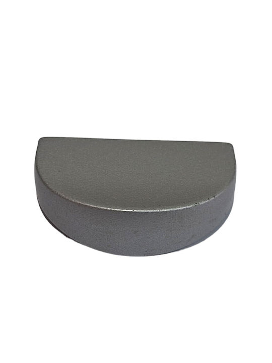 Italienischer Möbelgriff Eureka 0995-032-10c1 Chrom matt 3,2cm Durchmesser