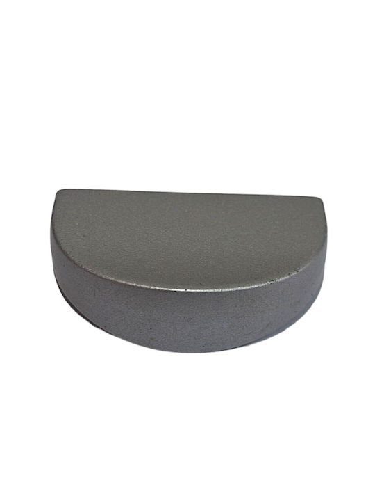 Italienischer Möbelgriff Eureka 0995-032-10c1 Chrom matt 3,2cm Durchmesser