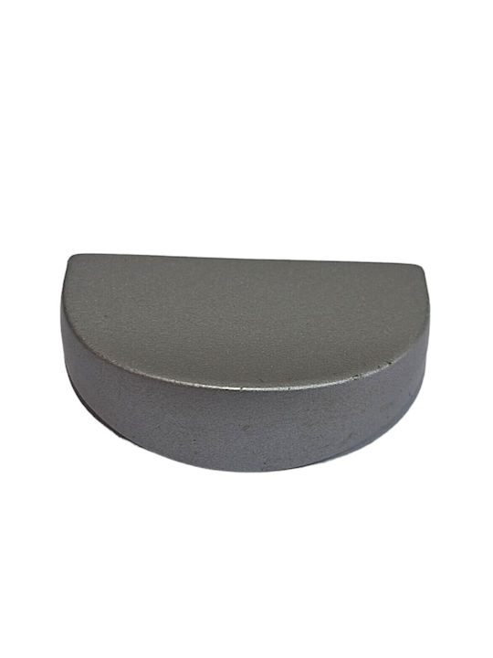 Italienischer Möbelgriff Eureka 0995-032-10c1 Chrom matt 3,2cm Durchmesser