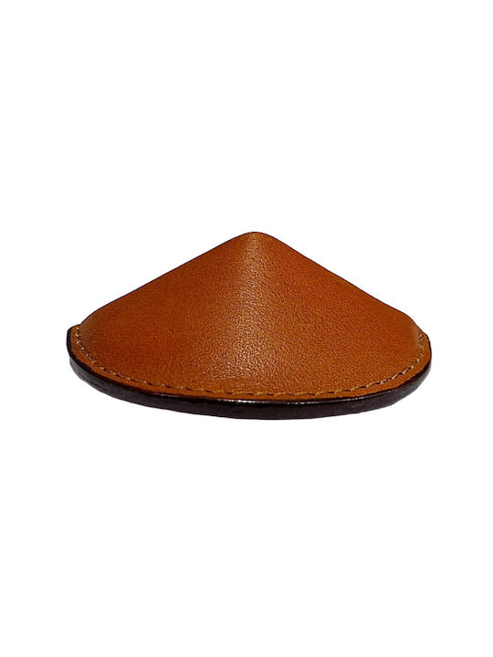 Buton Din Piele Daneze pentru Mobilier Furnipart 7104-kaf1 Lungime Totală 3,2cm Culoare Full Face Maro Piele