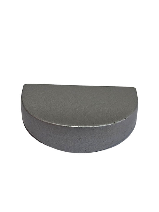 Italienischer Möbelgriff Eureka 0995-032-10c1 Chrom matt 3,2cm Durchmesser