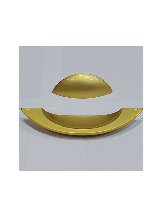 Mânere Pentru Mobilier Euro-fer 0003-20a2 Diametru 6,4cm Auriu-mat