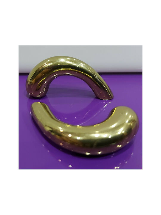 Italian Furniture Handle Eureka 0475-032 Gold 3.2cm Glossy