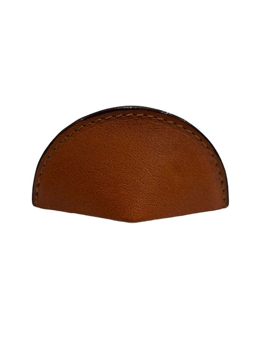 Buton Din Piele Daneze pentru Mobilier Furnipart 7104-kaf1 Lungime Totală 3,2cm Culoare Full Face Maro Piele