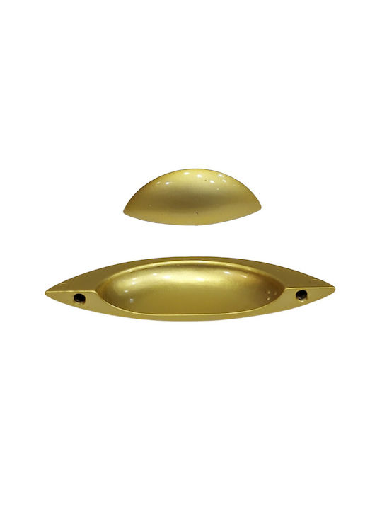 Mânere pentru mobilier Euro-fer 0003-20a1 Diametru 3,2cm Auriu-mat