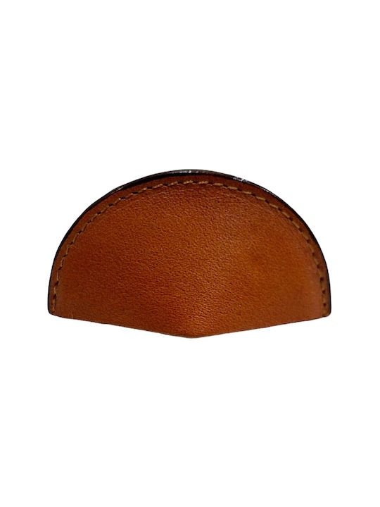 Buton Din Piele Daneze pentru Mobilier Furnipart 7104-kaf1 Lungime Totală 3,2cm Culoare Full Face Maro Piele