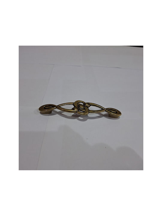 Italian Furniture Handle Euro-fer 0193-brz1 Bronze Diameter 12.8cm