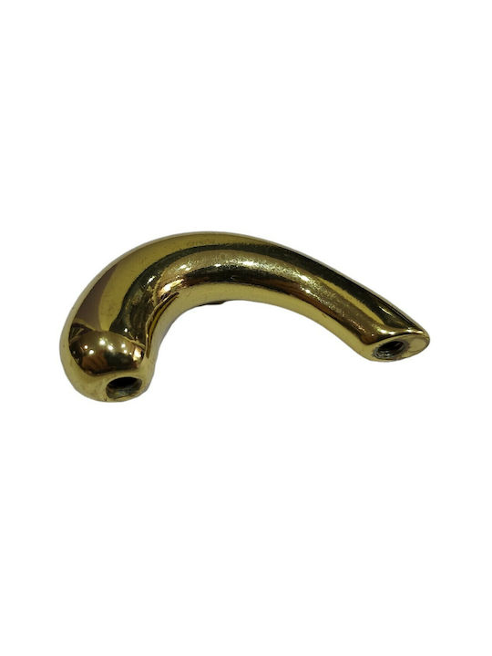 Italian Furniture Handle Eureka 0475-032 Gold 3.2cm Glossy