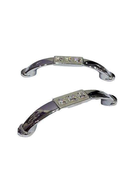 Italian Handle Swarovski Euro-fer 0129-096-swi1 Diameter 9.6cm