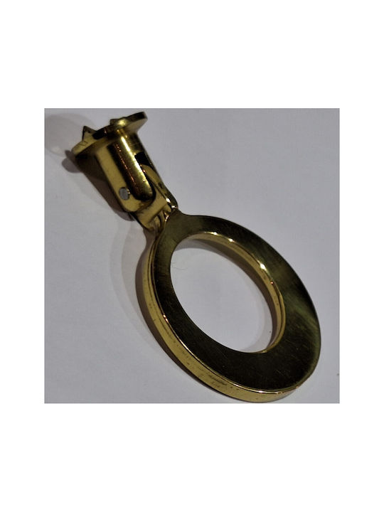 Handmade Brass Furniture Knob Omp Porro 10610-oro1 Gold Polished Diameter 45