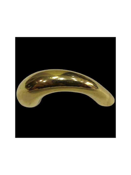 Italian Furniture Handle Eureka 0475-032 Gold 3.2cm Glossy