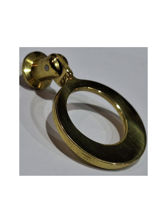 Handmade Brass Furniture Knob Omp Porro 10610-oro1 Gold Polished Diameter 45