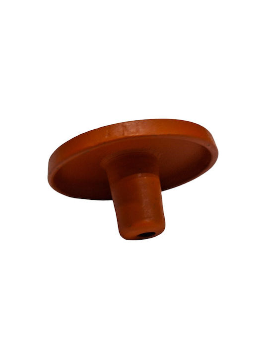 Italienisches Messing Möbelknopf Euro-fer 11040-brz2 Gold-Orange Durchmesser 25