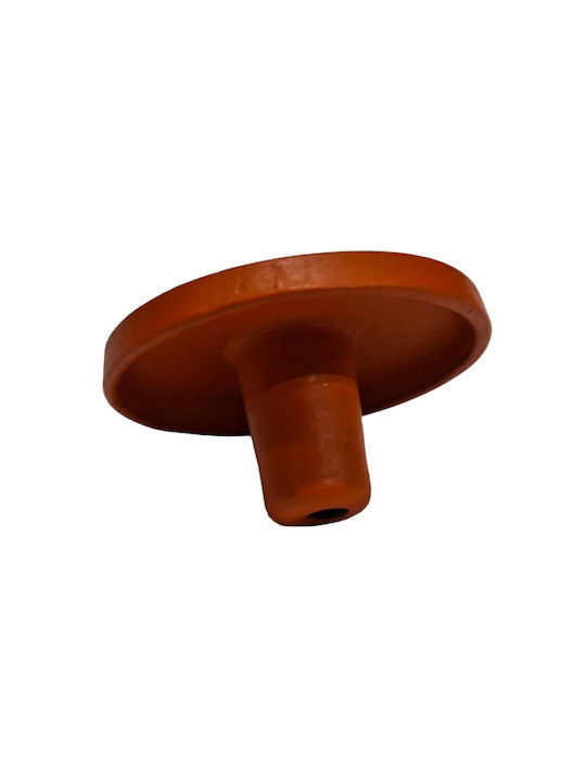 Italienisches Messing Möbelknopf Euro-fer 11040-brz2 Gold-Orange Durchmesser 25