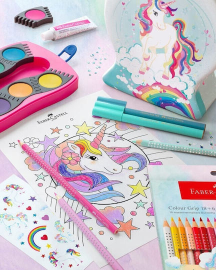 Faber-Castell Grip Sparkle Ξυλομπογιές Σετ 24 χρώματα