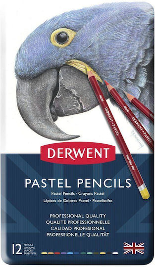 Derwent Μεταλλική Κασετίνα 12 Μολύβια Pastel Skintone 2300563