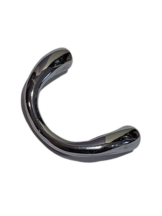 Mâner de Mobilier Italian Eureka 0477-032-ino1 Culoare Full Face Crom Lucios Dimensiune 3,2cm