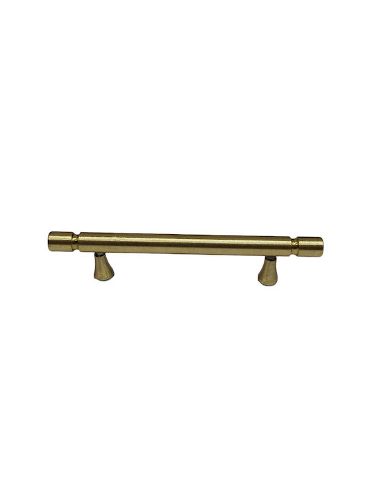 Handmade Brass Furniture Handle Omp Porro 11100-083-may Gold-Matte Diameter 8.3cm