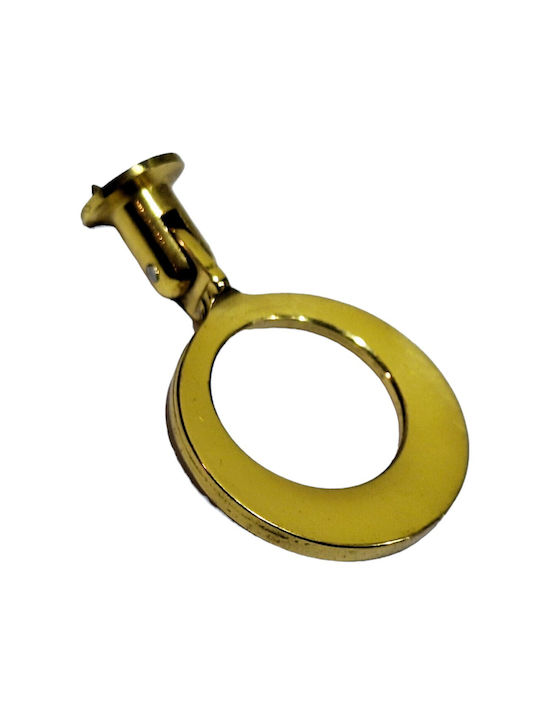Handmade Brass Furniture Knob Omp Porro 10610-oro1 Gold Polished Diameter 45