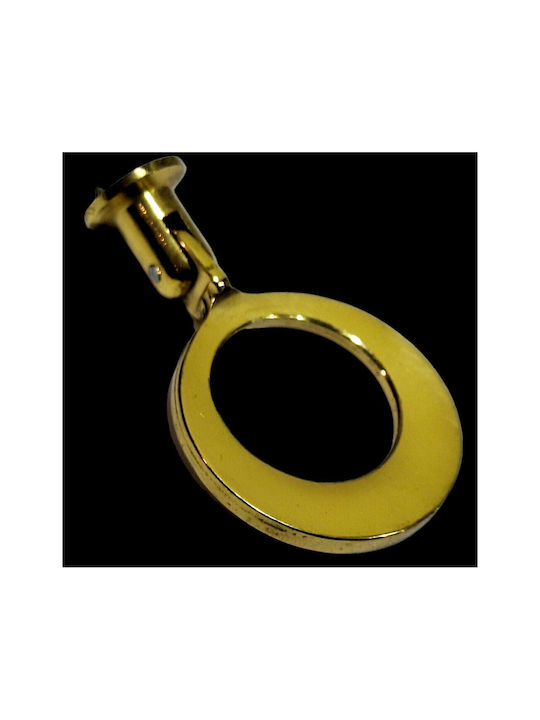 Handmade Brass Furniture Knob Omp Porro 10610-oro1 Gold Polished Diameter 45