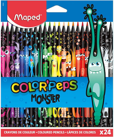 Maped Color'Peps Monster Colored Pencil Set Package of 1 packages