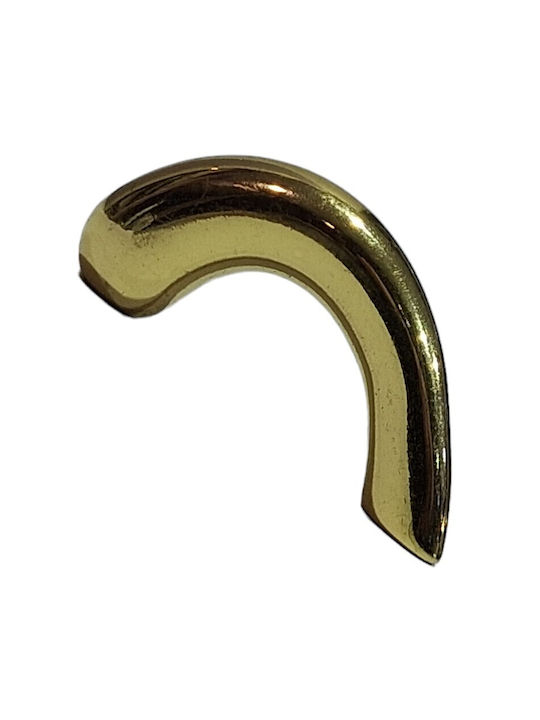 Italian Furniture Handle Eureka 0475-032 Gold 3.2cm Glossy