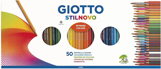 Giotto Stilnovo Colored Pencils Colored Pencil Set With Sharpener Package of 1 packages