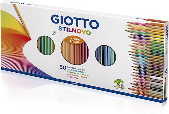 Giotto Stilnovo Colored Pencils Colored Pencil Set With Sharpener Package of 1 packages