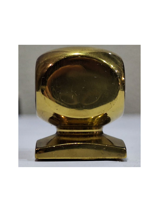 Italian Brass Furniture Knob Omp Porro 11408-000-20a1 1 Piece Glossy Gold Diameter 25