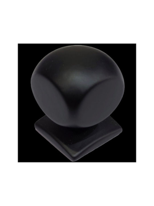 Italian Brass Furniture Knob Omp Porro 11418-000-20a1 Matte Black Diameter 25