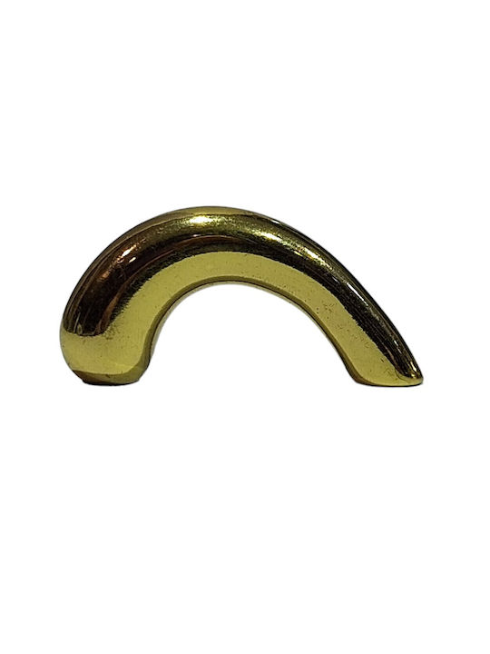 Italian Furniture Handle Eureka 0475-032 Gold 3.2cm Glossy