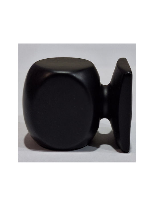 Italian Brass Furniture Knob Omp Porro 11418-000-20a1 Matte Black Diameter 25
